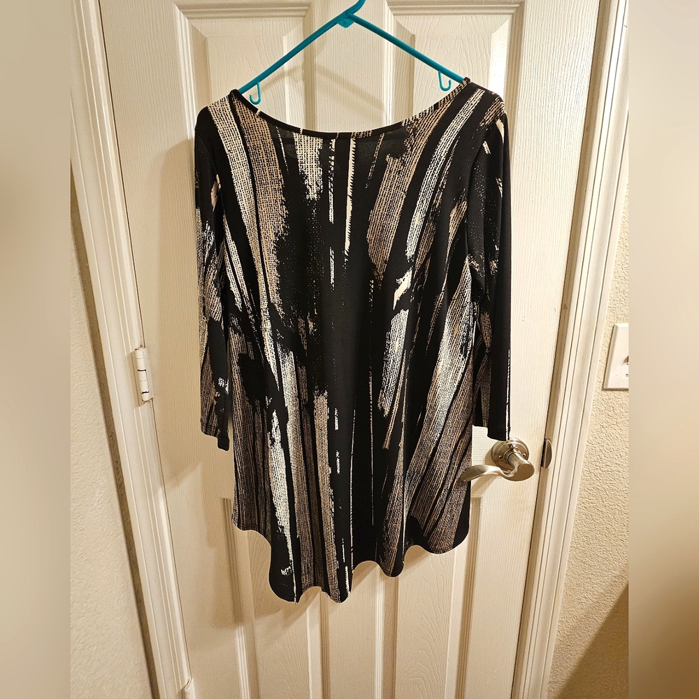 Clara Sun Woo Modernist Asymmetrical Print Tunic